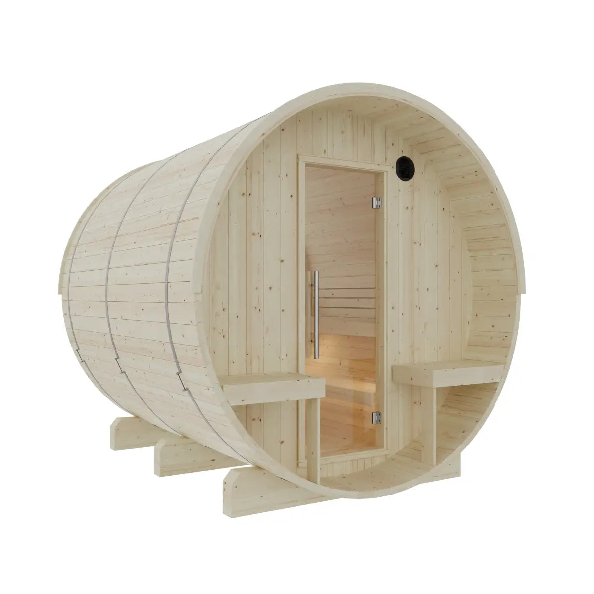 Turku Barrel Sauna with Terrace and WiFi Heater