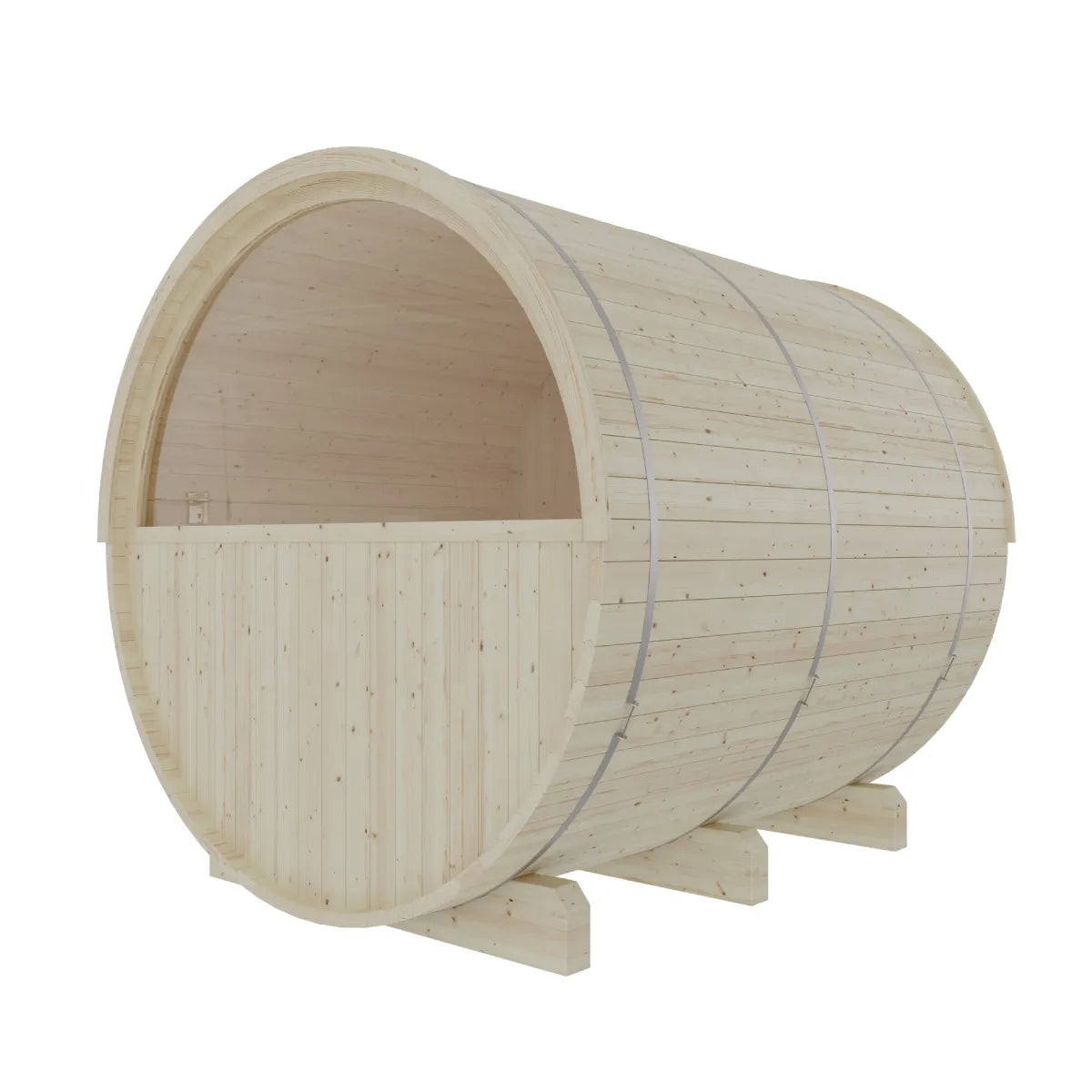 Helsinki Barrel Sauna with Terrace and WiFi Heater