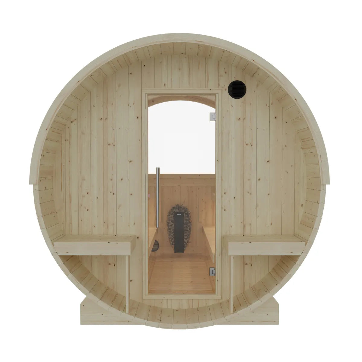 Helsinki Barrel Sauna with Terrace and WiFi Heater