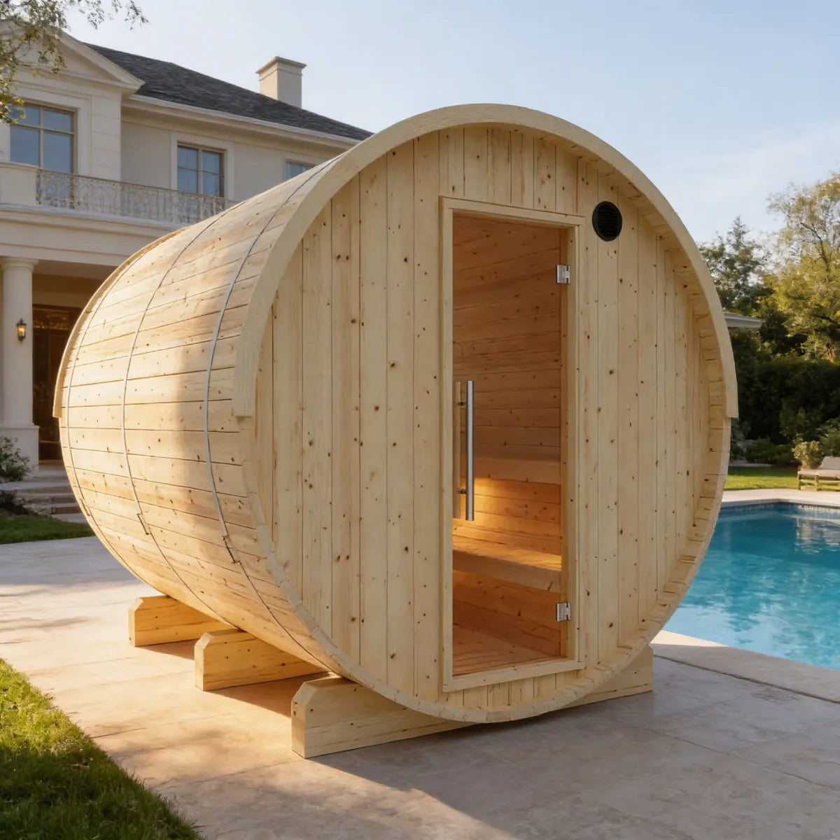 Tampere Barrel Sauna with WiFi Heater