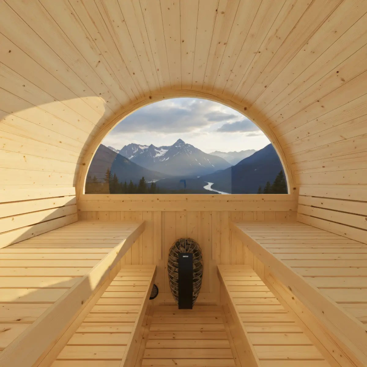 Turku Barrel Sauna with Terrace and WiFi Heater