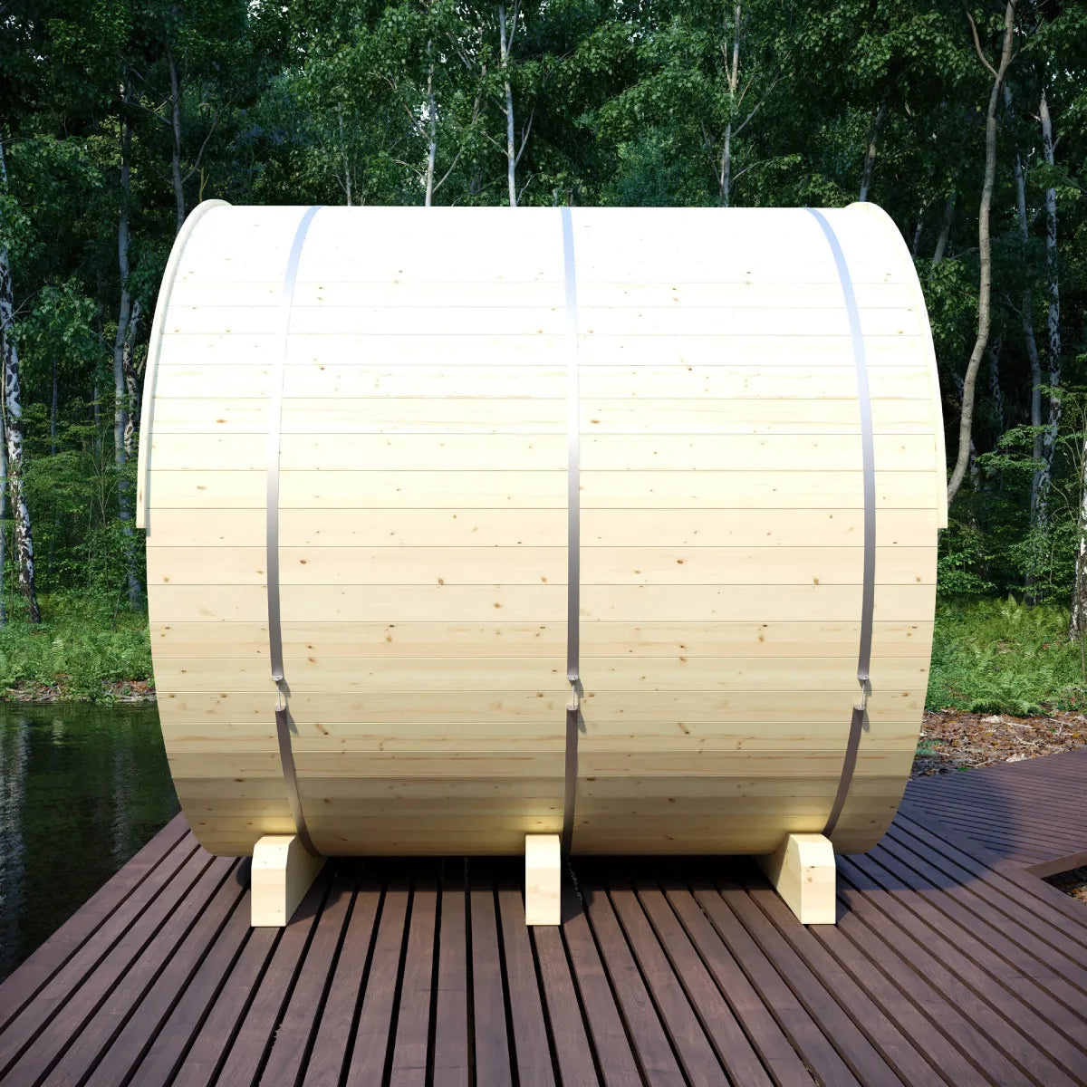 Vassa Barrel Sauna with WiFi Heater