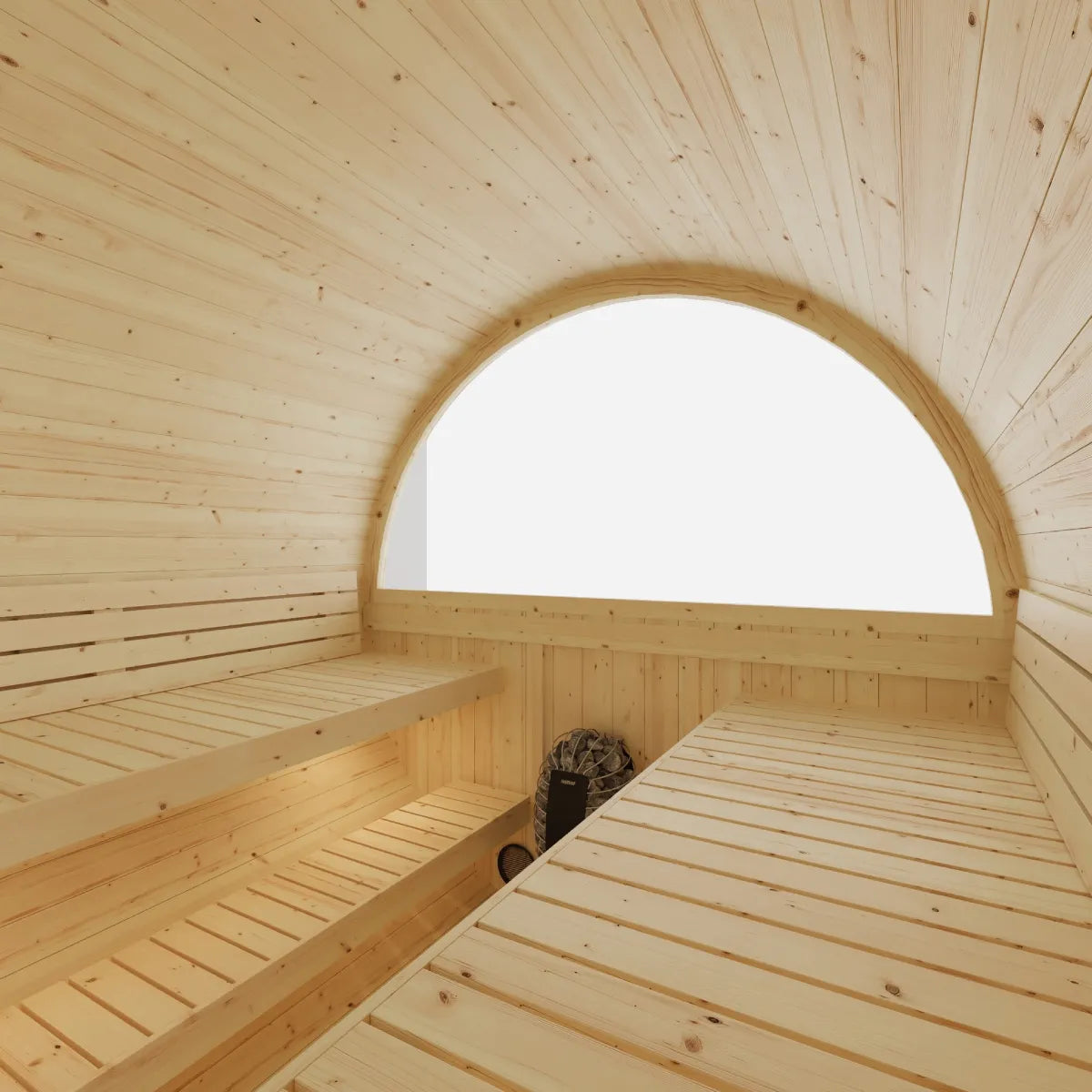 Vassa Barrel Sauna with WiFi Heater