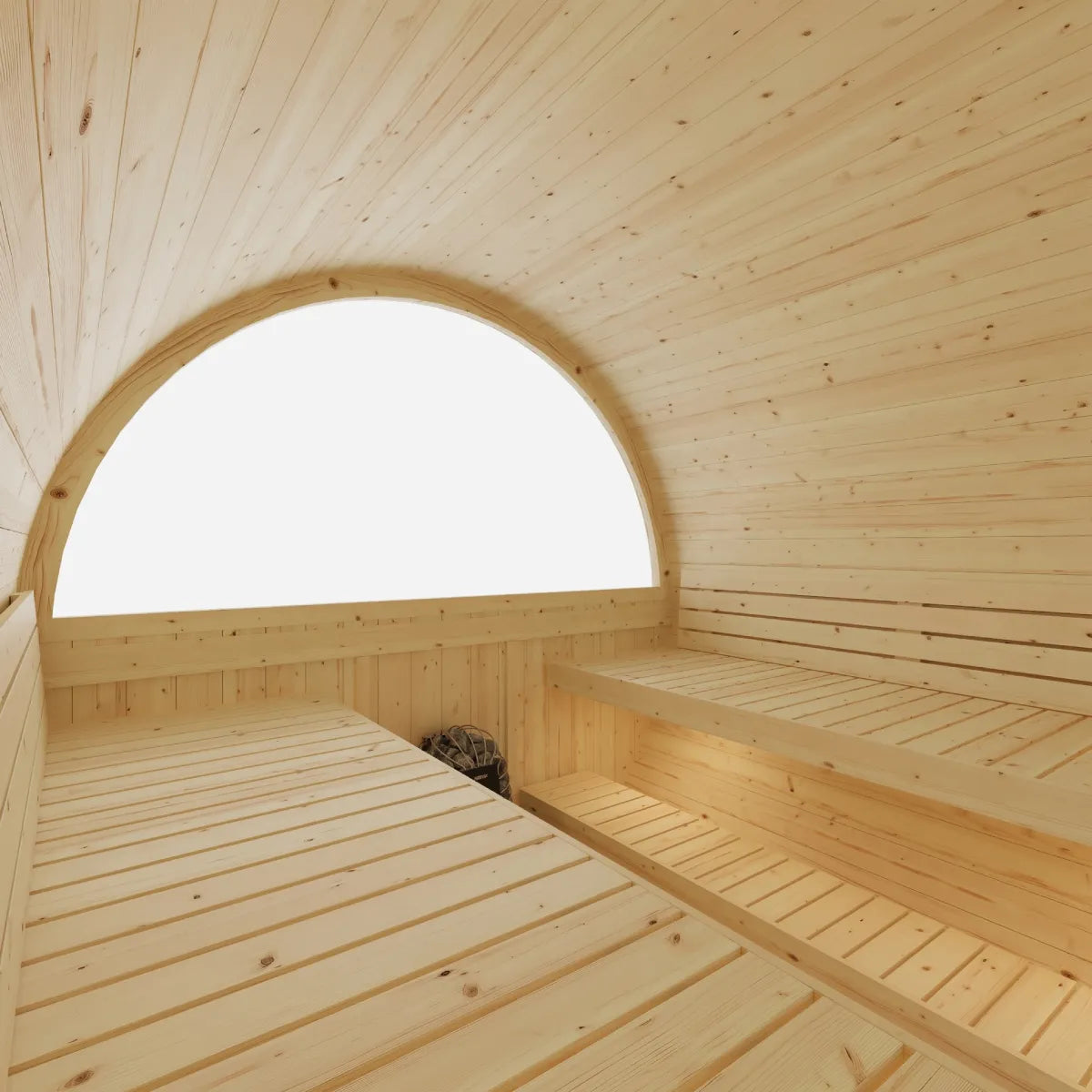 Vassa Barrel Sauna with WiFi Heater