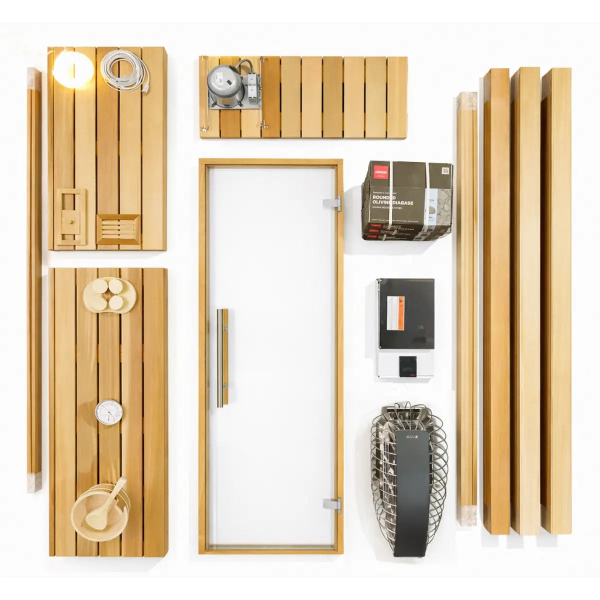 Custom Indoor Sauna Room - 7' x 10' x 8'