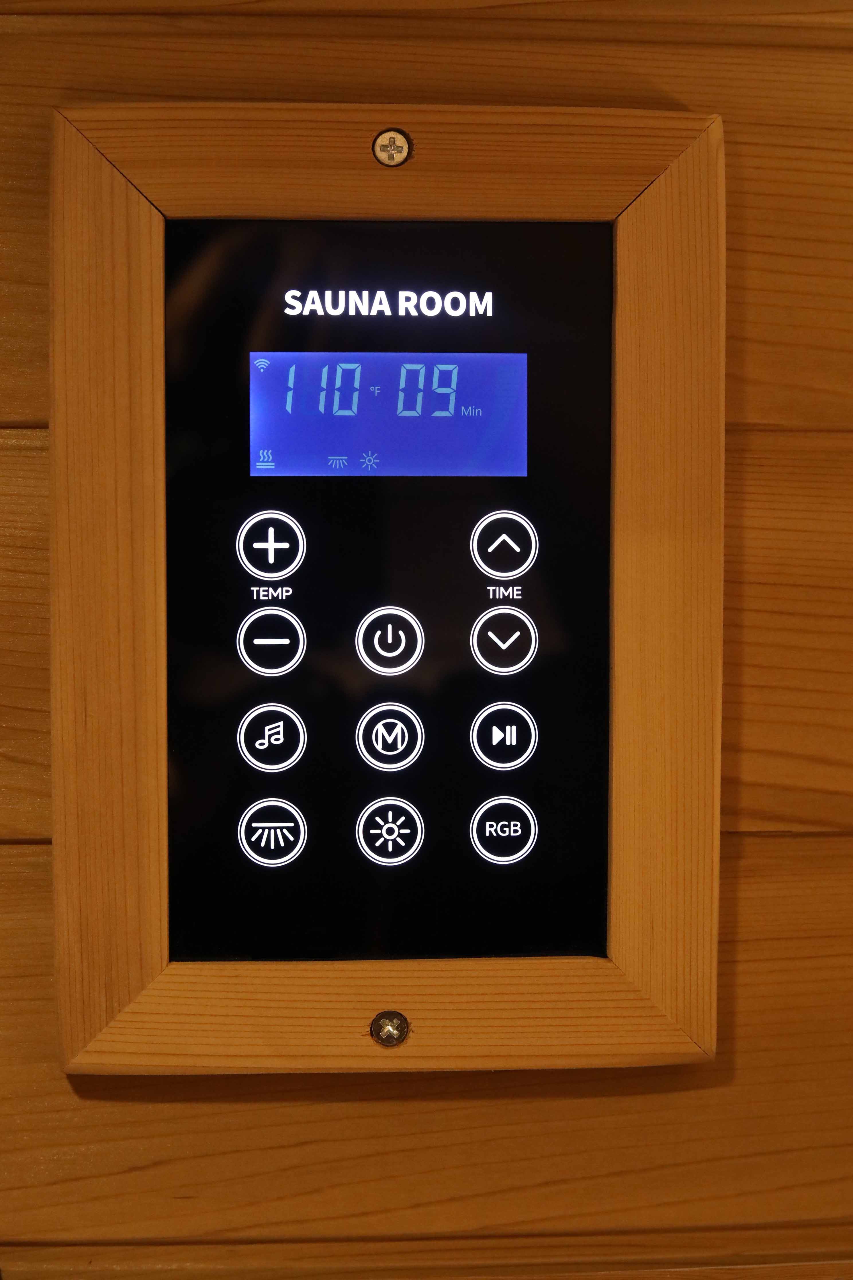 S01 1-Person Full Spectrum Near Zero EMF Indoor Infrared Sauna with Red Light Therapy